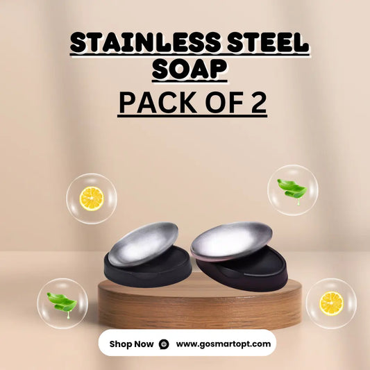 Stainless Steel Soap Bar | Buy 1 Get 1 FREE